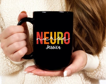 Custom Neuro Nurse Mug, Custom Neuro Nurse Gifts, Best Neuro Nurse Ever, Custom Neuro ICU Nurse Gift Personalized Neuro Nurse Gift,