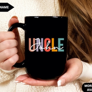 Uncle Mug, Uncle Gift, Aunt Gift, Aunt and Uncle Cups, Pregnancy Reveal, Custom name uncle mug, Promoted to uncle, Pregnancy Announcement