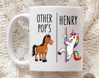 Funny Pops Mug, Other Pops Unicorn Mug, Best Pops Ever Cup, Father’s Day Gift, Pops Birthday Gift, Cool Pops Coffee Mug, Christmas Pops Gift