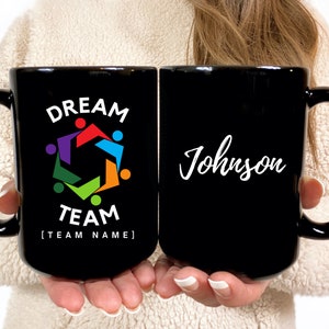 Coworker Christmas Gift, Employee Christmas Gifts, Employee Appreciation Gifts, Dream Team Mugs, Thank You Gift, For Friends Neighbors Team