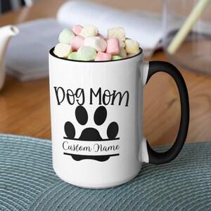 Custom Dog Mom Mug, Personalized Dog Lover Gift, Custom Pet Gift, Dog Owner Gift, Dog Lover Mug, Gift For Dog Mom, Gift For Dog Owner mug