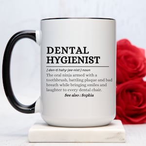Dental Hygienist definition Mug, Dental Hygiene gifts, Dental assistant gifts, Dentist gift, Dentist Graduation Gift, Dental Hygiene mug