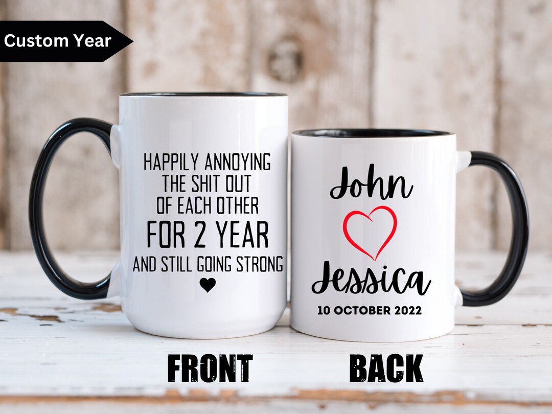 Custom Anniversary Gifts ,2nd Anniversary Gift, 2 Years Together, 2nd