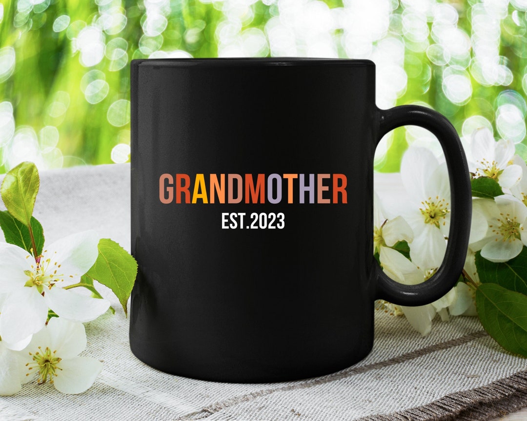 Grandma Mug, New Grandma Mug Est 2023, Mimie Mug, Pregnancy