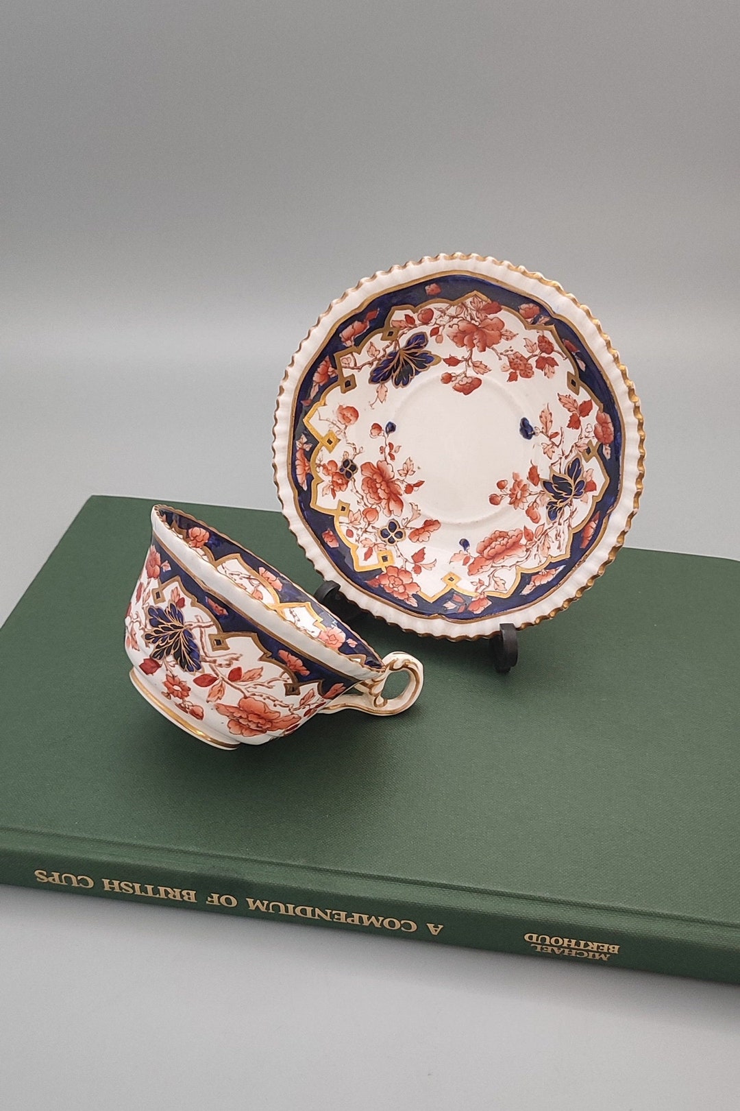 Antique Spode Porcelain Tea Cup & Saucer / Japanese Pattern / Circa ...