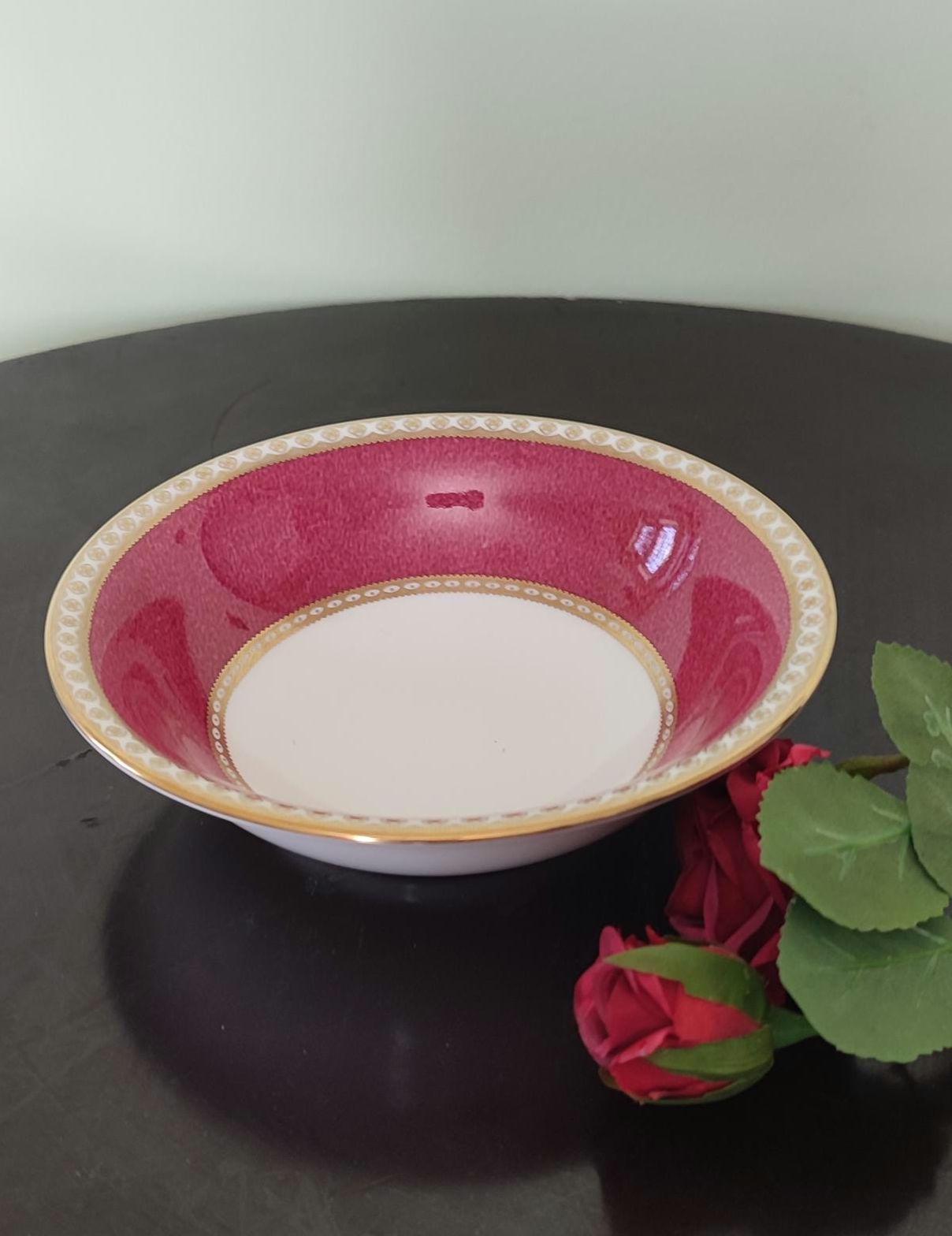 Wedgwood Ulander Powder Ruby W1813 Bowl. 6