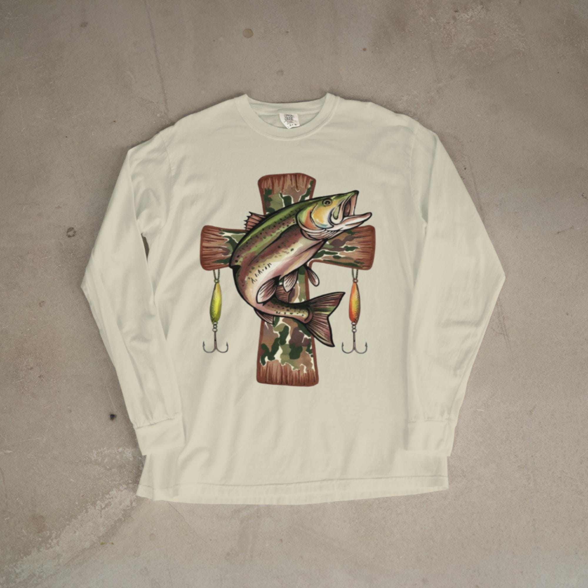 Camo Cross Fishing PNG: Christian Fishers of Men (digital Download) - Etsy