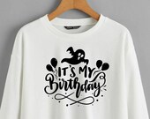 Halloween Birthday Png, It's my Birthday Png, Birthday Shirt for Women Png, Birthday Png, It's my Birthday SVG ,Birthday Halloween shirt