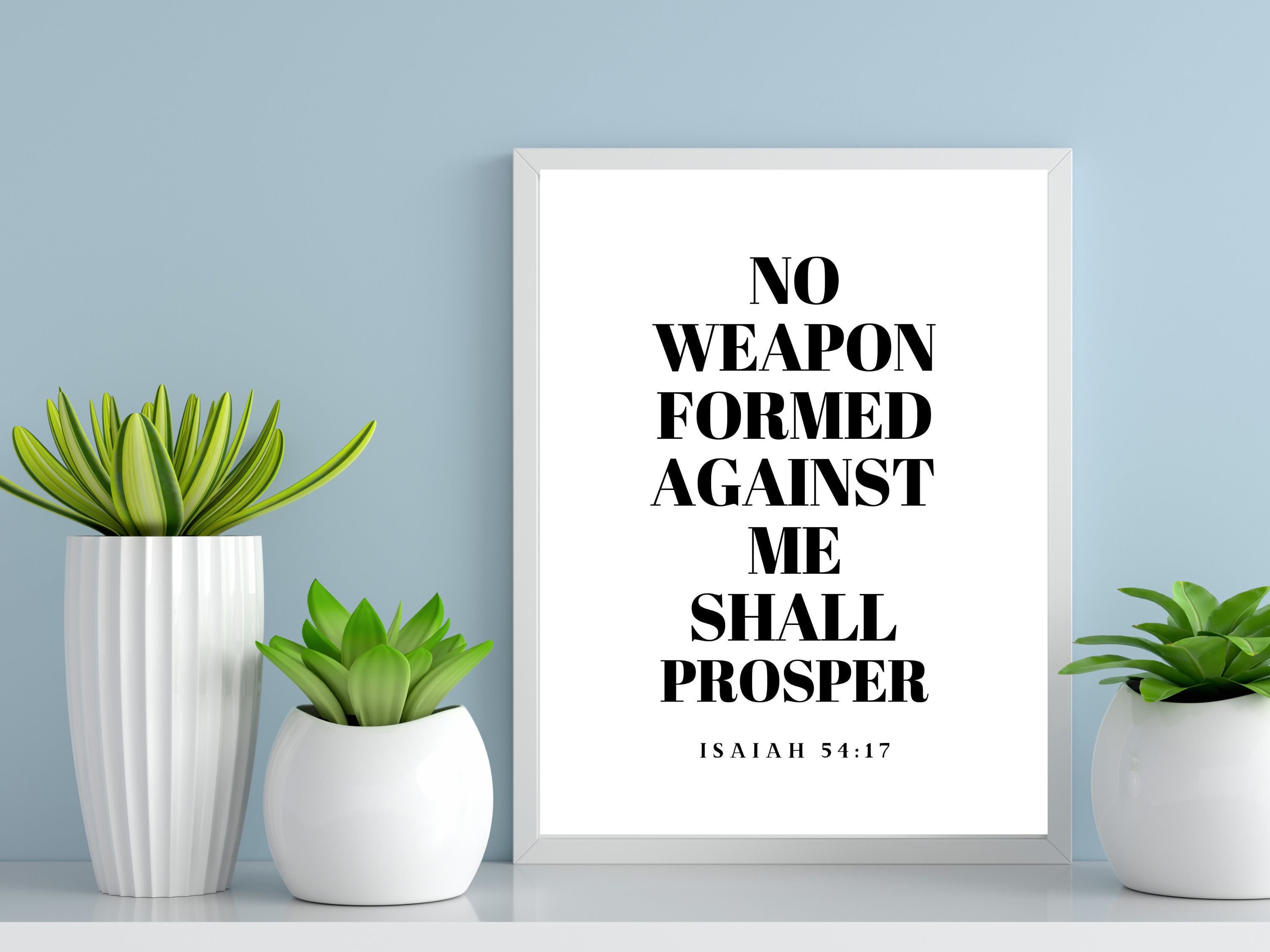 No Weapon formed Against me Shall Prosper Verse Tote Bag No Weapon formed Against me Shall Prosper Verse Tote Bag