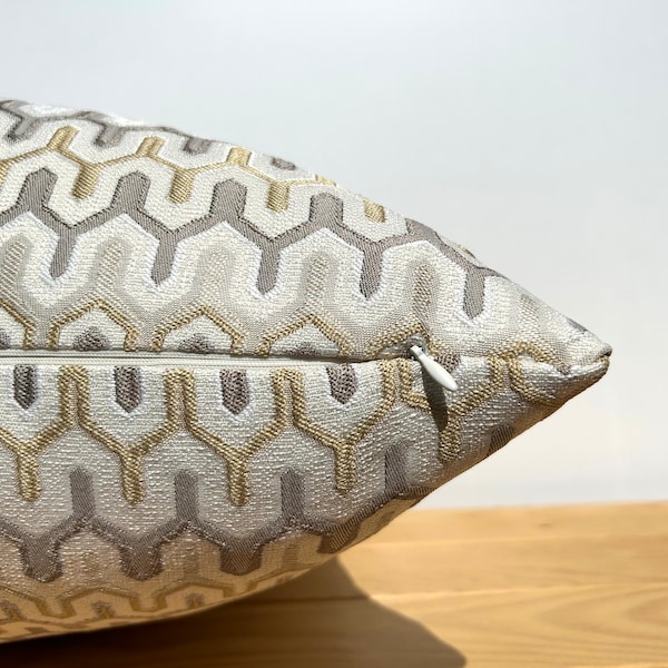 Funda de almohada Chevron beige arena, funda de almohada Euro multicolor 26x26, almohada para sofá Mocha, funda de cojín crema 20x20, almohada sólida beige