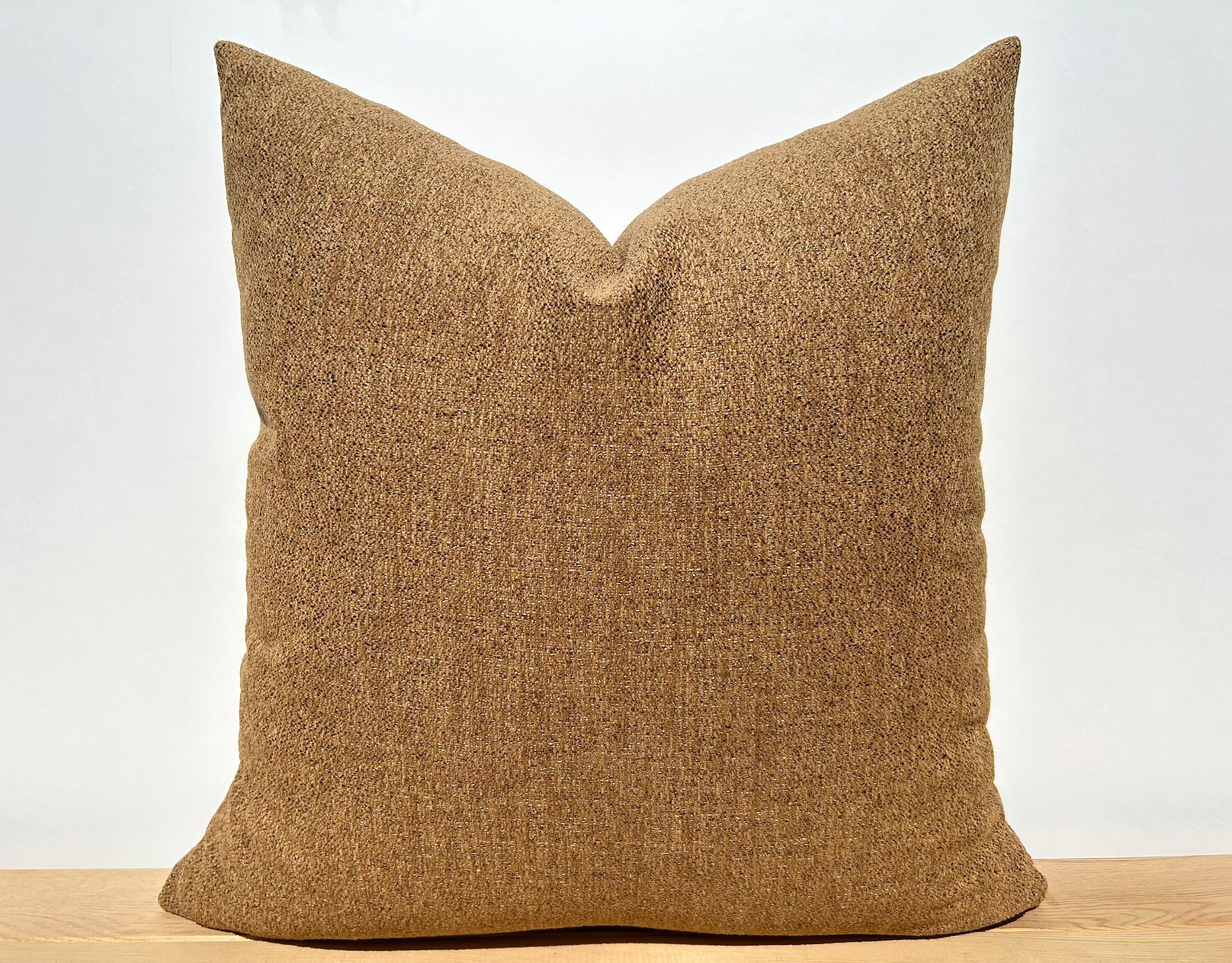 Camel Throw Pillow 22x22 Camel Euro Sham 26x26 Light Brown Etsy