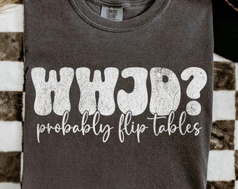 Funny Christian PNG WWJD Png for Shirts Retro Christian Shirt Design Minimalist Font Faith Graphic PNG for Sublimation Religious Shirt Png