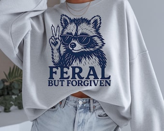Rolig kristen PNG Vild men förlåten PNG kristen tvättbjörn PNG sublimeringsdesign för skjortor T-shirt trosbaserad PNG fräck vild tvättbjörn