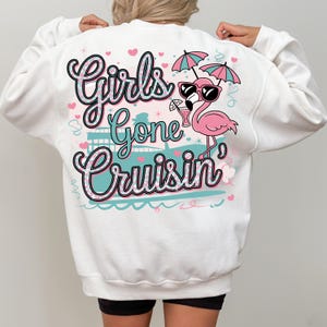 Girls Gone Cruising PNG – 2025 Friends Cruise Matching Vacation Shirt Design Cruise Ship PNG Sublimation Friends Trip Cruising Friends PNG