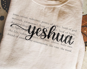 Yeshua PNG Bundle Christian PNG Christian Quote Digital File Bible Verse Shirt Jesus Png Christian Sublimation Design Christian Tshirt Png