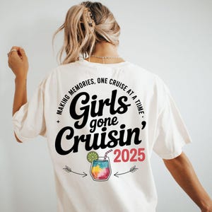 Girls Gone Cruising PNG – 2025 Friends Cruise Matching Vacation Shirt Design Cruise Ship PNG Sublimation Friends Trip Crusing Friends PNG