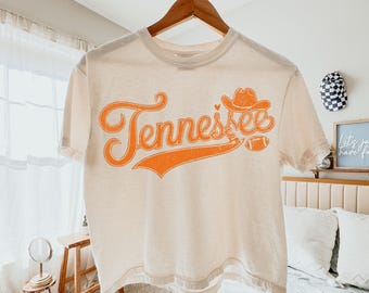 Tennessee PNG Tennessee Shirt PNG TN State Shirt Design Retro College Font Sublimation Preppy Tennessee Png Graphic Download for TShirt Png