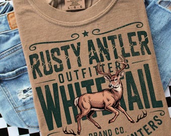 Retro Deer Hunting PNG Deer Hunter PNG Hunting Sublimation Design Hunting Season Png Winter Whitetail Deer Shirt Png
