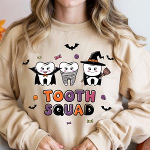 Dental Halloween PNG Spooky Dental PNG Dental Office Sublimation Design for Tshirts Dental Hygienist Assistant Dentist PNG for Halloween