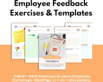 Employee Feedback Exercises: HR Fill-in Templates (Printable)