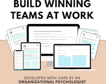 Employee Team Building Toolkit: HR Templates & Exercises (Digital Download)