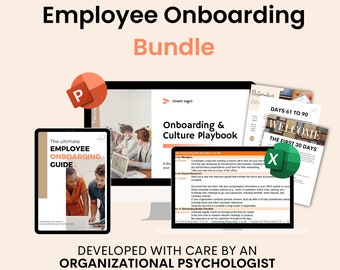Employee Onboarding Bundle | Guide, Presentation & Checklists