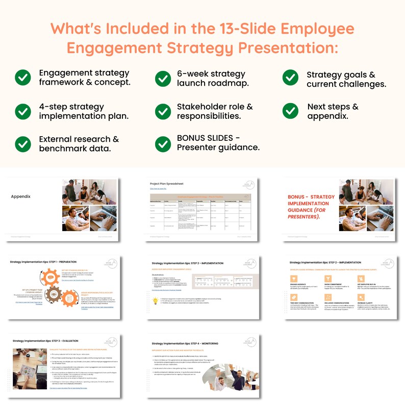 Picture of Employee Engagement Strategy Template: HR Toolkit (digital Download) - Etsy