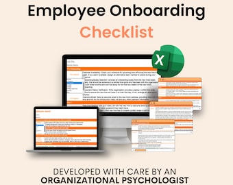 Checklisten für das Mitarbeiter-Onboarding: HR & Einstellungs-Manager-Excel-Vorlagen