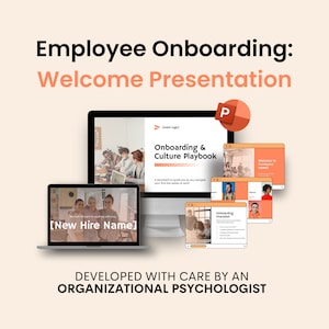 Employee Welcome Packet I Ready-Made & Fully Editable Welcome Presentation For New Employees | Fully Editable Onboarding Handbook (24 Pages)