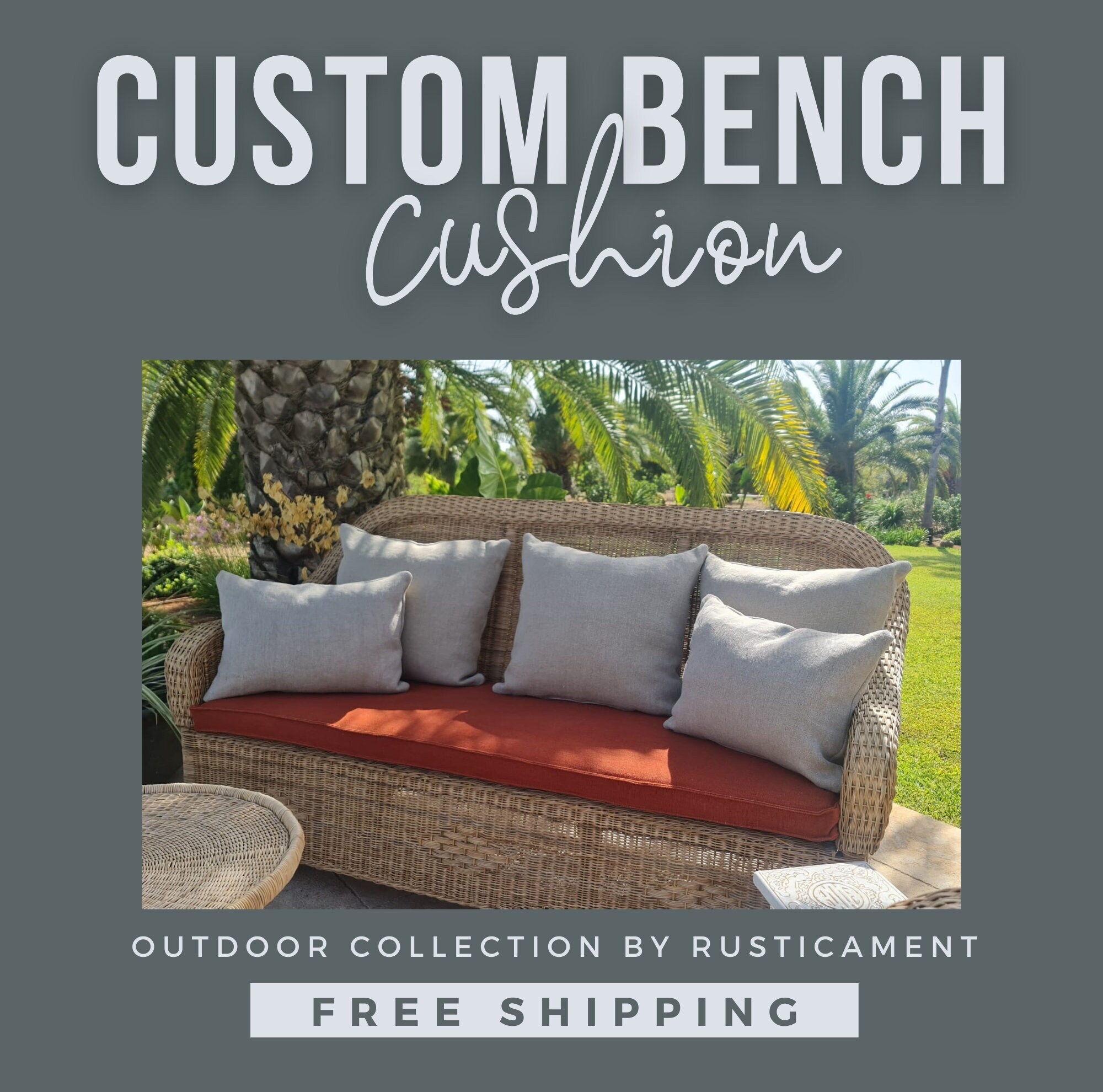 Personalised outdoor cushions sale