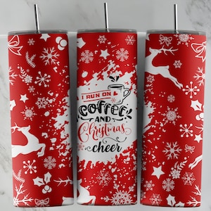 Weihnachtliches Becherdesign | Sublimation Designs Downloads, Digitaler Download, 20 oz Tumbler Sublimations, Digitale Datei, Tumbler Wrap