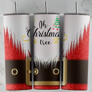 Weihnachtliches Becherdesign | Sublimation Designs Downloads, Digitaler Download, 20 oz Tumbler Sublimations, Digitale Datei, Tumbler Wrap