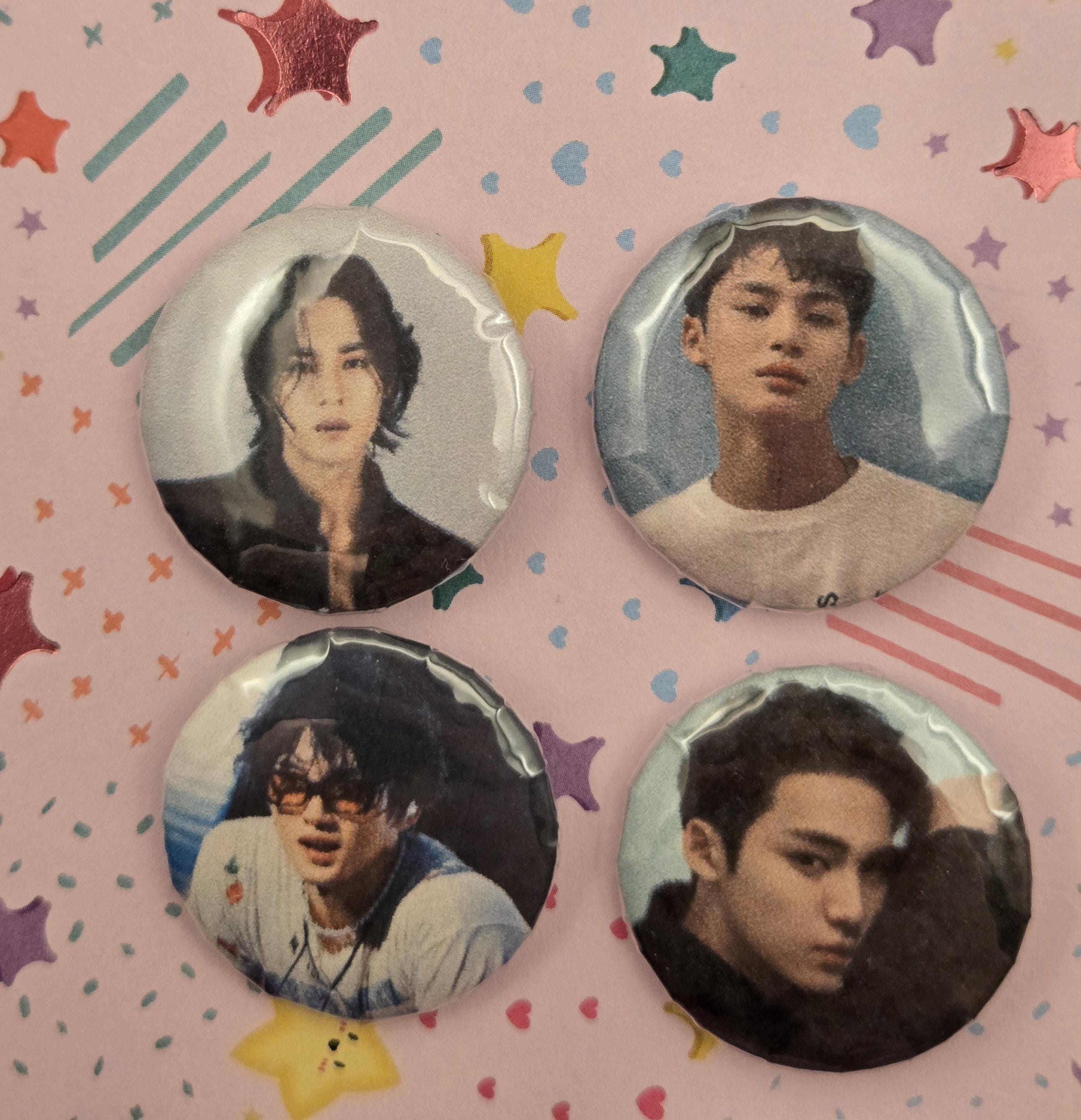 SEVENTEEN Kpop Group Mingyu Button Pins and Photo Set - Etsy