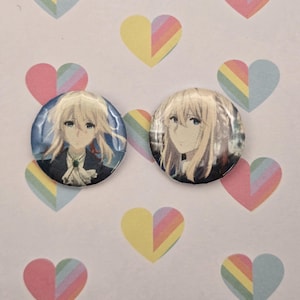 Violet Evergarden Anime Set of 2 Pins