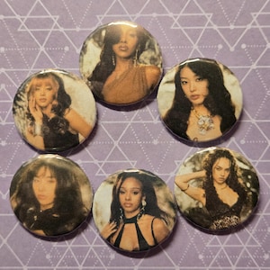 KATSEYE Set Of 6 Button Pins Gabriela Era