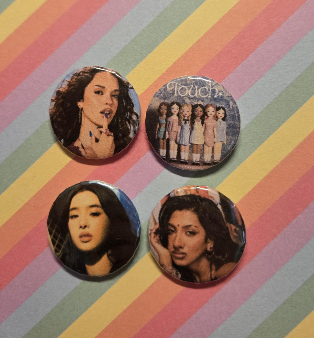 Set of 4 Katseye Pins Lara Danielle Sophia - Etsy