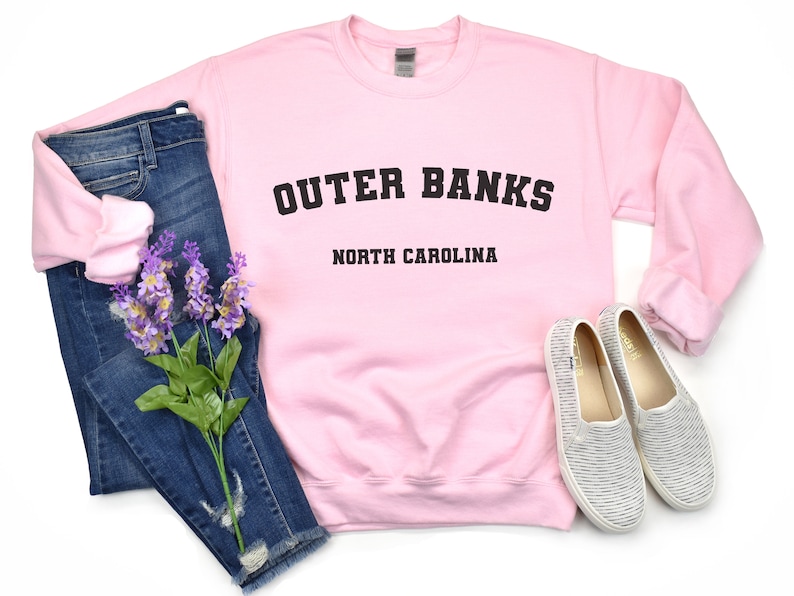 Outer Banks Sweatshirt Pogue Life Outer Banks Hoodie Soft Cozy OBZ NC Coastal Sweater Beach