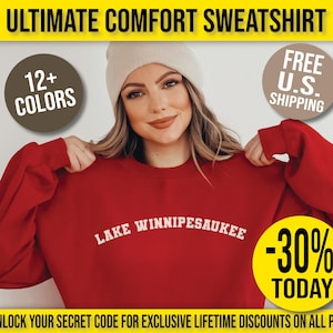 Lake Winnipesaukee Kapuzen-Sweatshirt Lake Winnipesaukee Kapuzenpullover