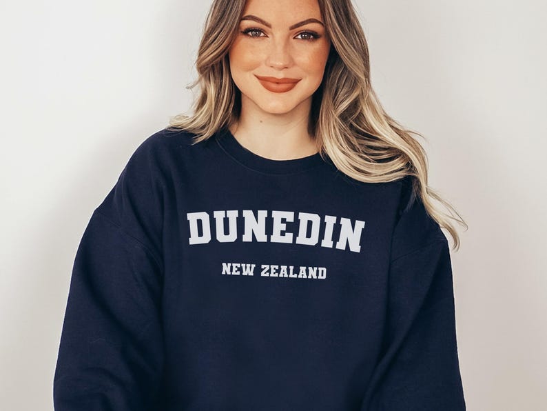 Dunedin New Zealand Sweatshirt Unisex Dunedin Pullover Crewneck Etsy UK