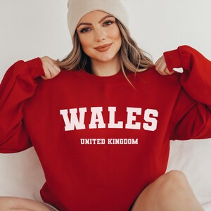 Wales United Kingdom Sweatshirt Unisex Wales Crewneck