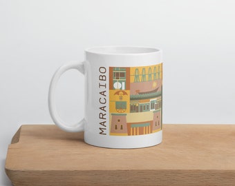 Maracaibo Mug, City mug, Maracaibo coffee mug, Venezuela gift, Maracaibo gift. Travel mug, travel gift.