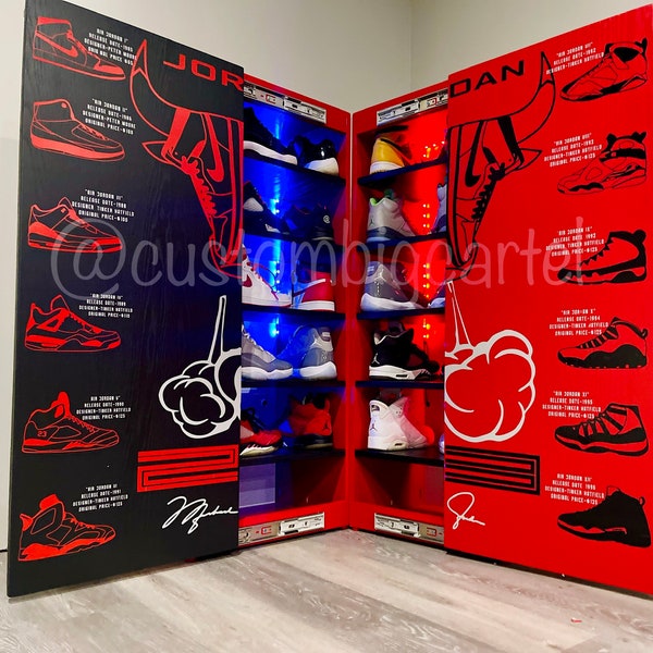 Jordan Shoe Box Storage Etsy