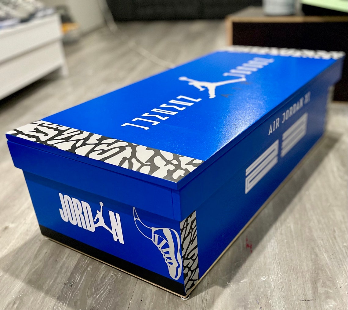 Jordan Sneaker Shoe Box Set Etsy