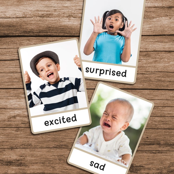 PRINTABLE Emotions, Social, Emotional, Behavioural, Learning Resource, Montessori, Feelings, Flashcards, Regulating, Photo, Mental health