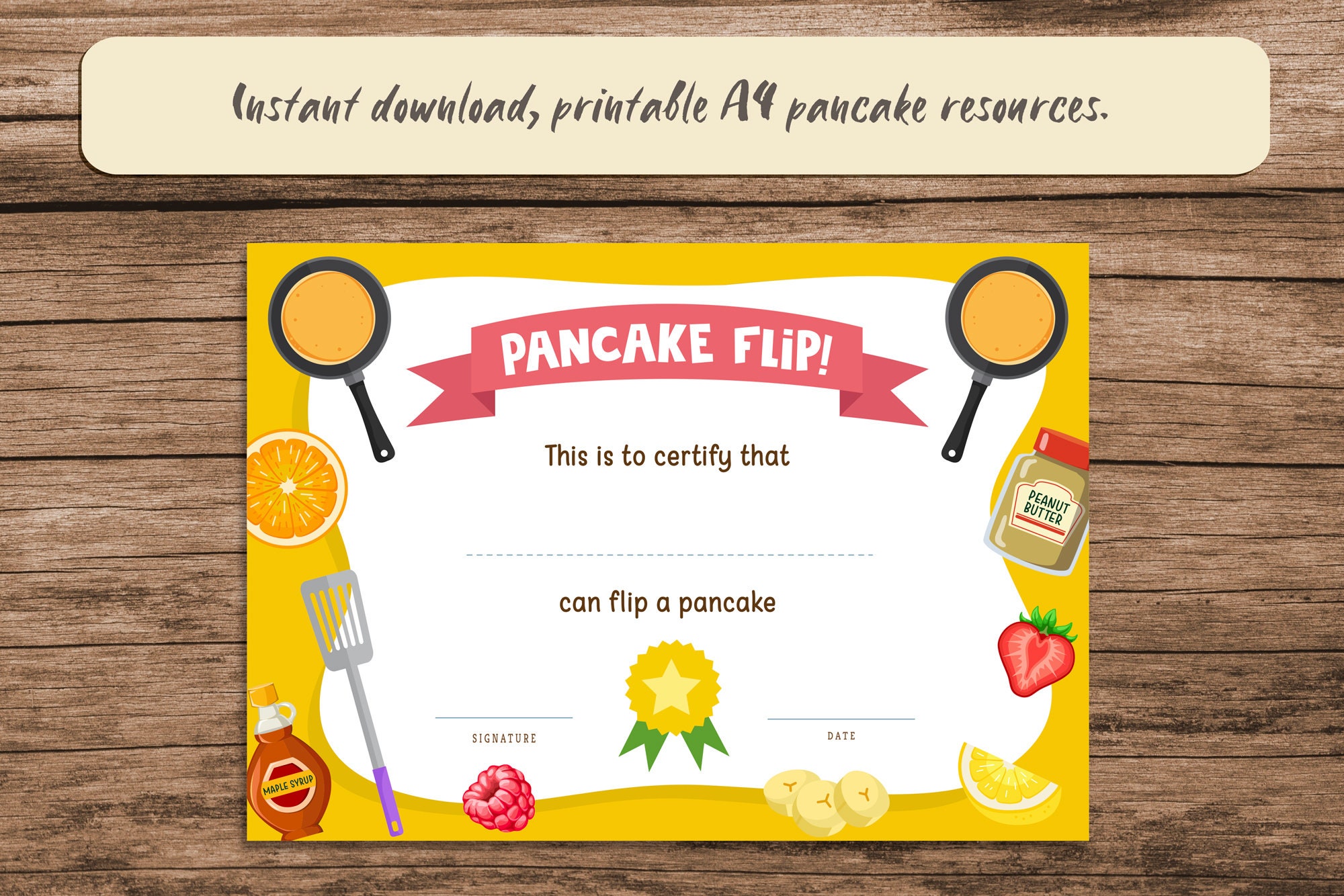 PRINTABLE, Download, DIY, Pancake, Shrove Tuesday, Bundle, Resources, EYFS, Preschool, Healthy
