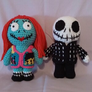 Sally and Jack Skellington
