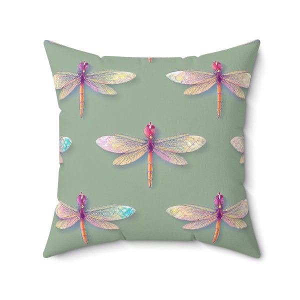 Dragonfly Pillow Etsy