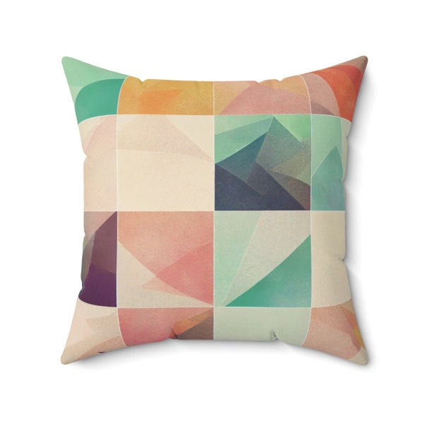 Pastel Colors Pillow Etsy