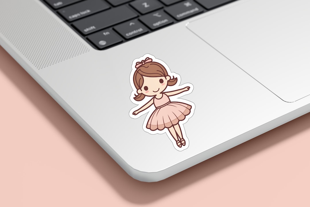 Ballerina Sticker, Ballet Dancer Gift, Ballet Decor, Vinyl Stickers - Etsy