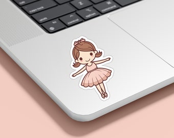 Ballerina Sticker, Ballet Dancer Gift, Ballet Decor, Vinyl Stickers